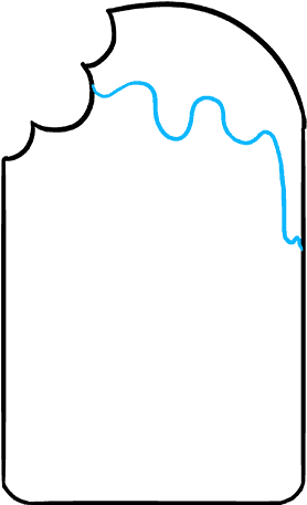 How To Draw Cute Popsicle - Draw A Popsicle (680x678), Png Download
