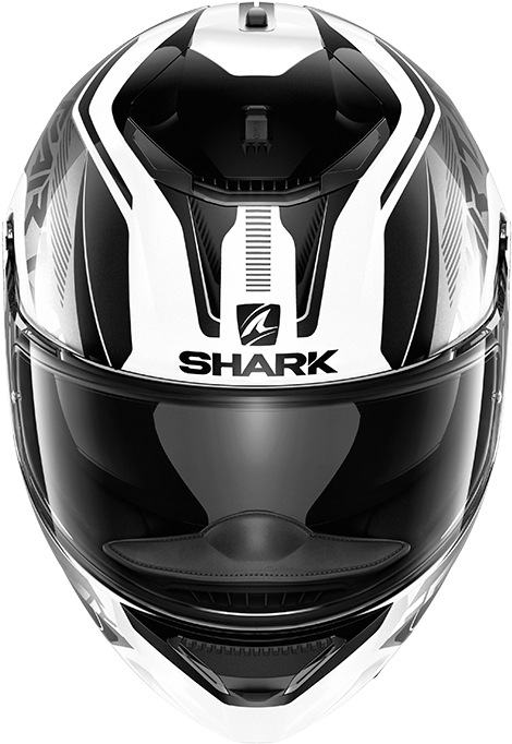 1 Spartan Blank Blk 34lfront He3430 - Casque Moto Orange Et Noir (1024x800), Png Download