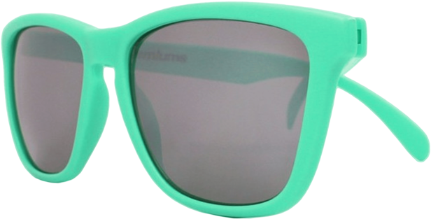 Classic Premium Unisex Sunglasses Mint Green/smoke-prgl1010 - Plastic (640x960), Png Download