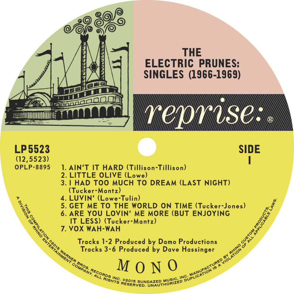 Lp5523 Labels Trv2a-1 - Reprise Records Label Hendrix (1000x1000), Png Download