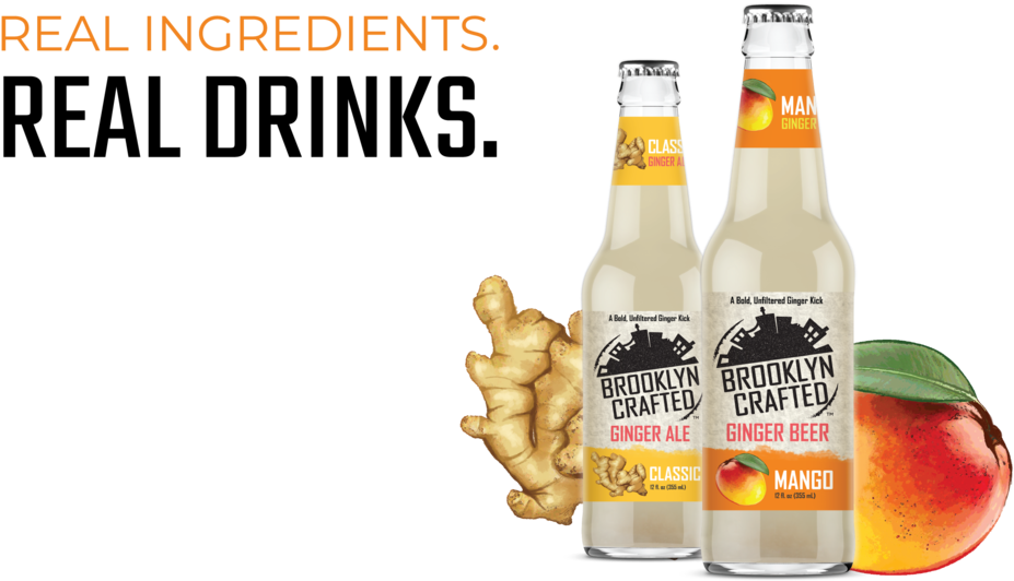 Ginger Png - Brooklyn Crafted Ginger Beer Mango (1000x663), Png Download