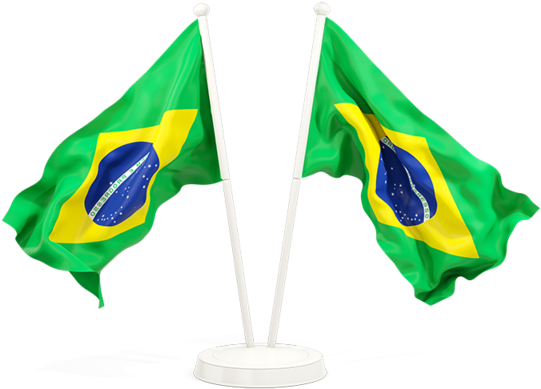 Brazil Flag Waving - Drapeau De La Rdc (640x480), Png Download