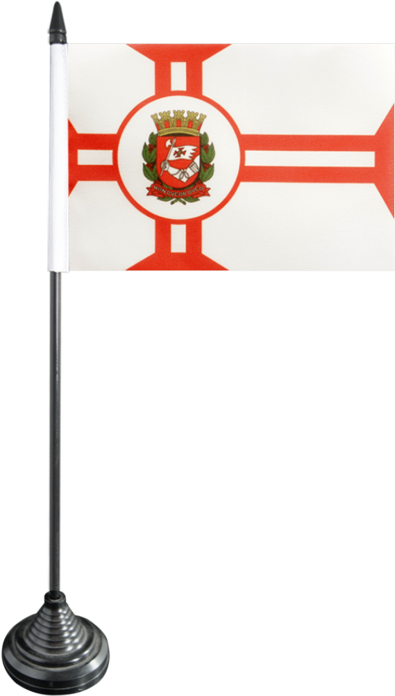 Brazil Sao Paulo Table Flag - Prefeitura De Sp Educação (1500x1175), Png Download