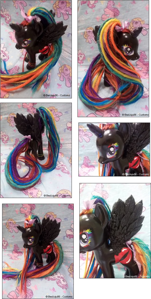 "devlish Smooch" My Little Dread Pony Visit My Facebook - Mane (684x1315), Png Download