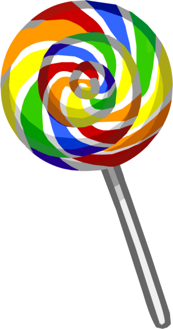 Lollipop Png Free Download - Lollipop Clipart Transparent Background (600x1141), Png Download