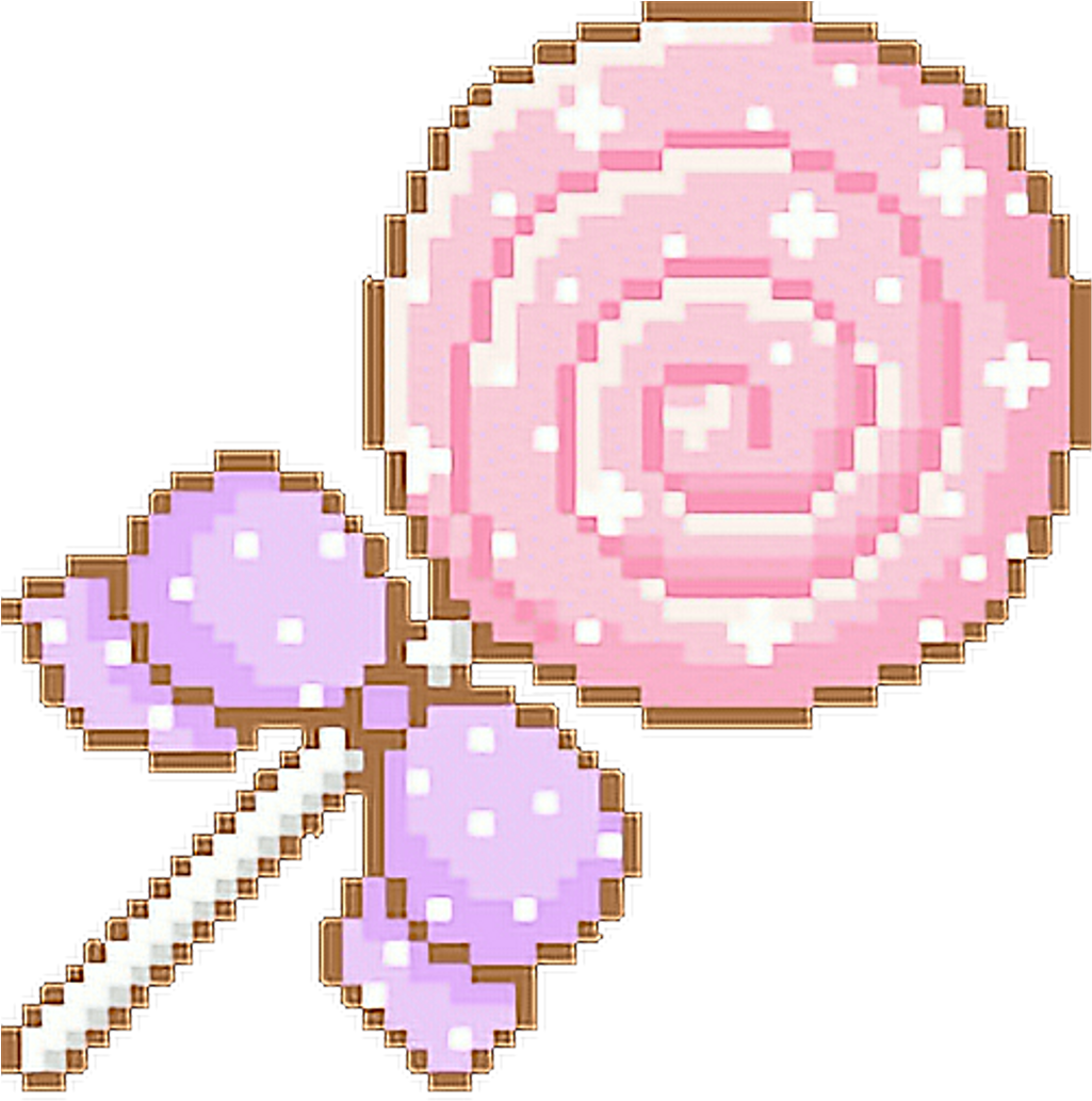 Lollipop Sticker - Kawaii Candy Transparent (1024x1044), Png Download