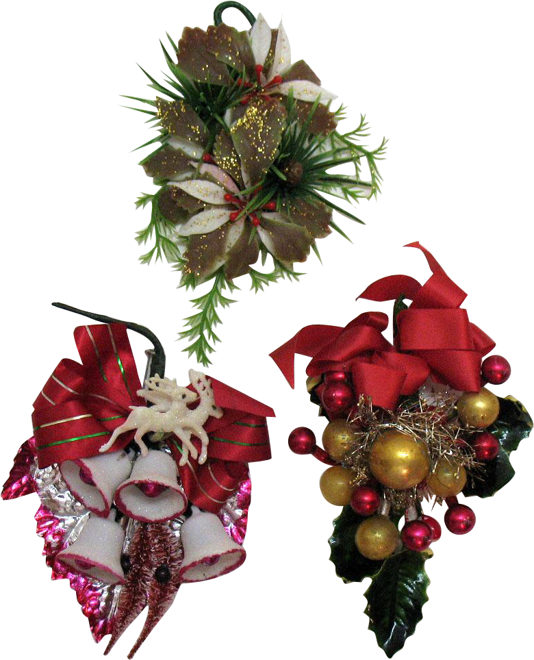 Download Christmas Ornament Vintage With 15 Ornaments - Christmas Ornament (963x963), Png Download
