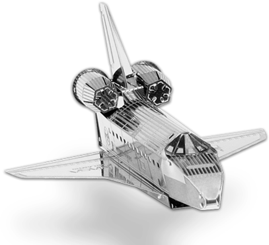 Metal Earth Space Shuttle Discovery 3d Laser Cut Metal - Metal Earth Space Shuttle (600x600), Png Download