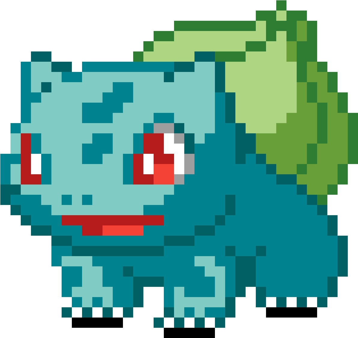 Bulbasaur - Bulbasaur Perler Bead (1190x1190), Png Download