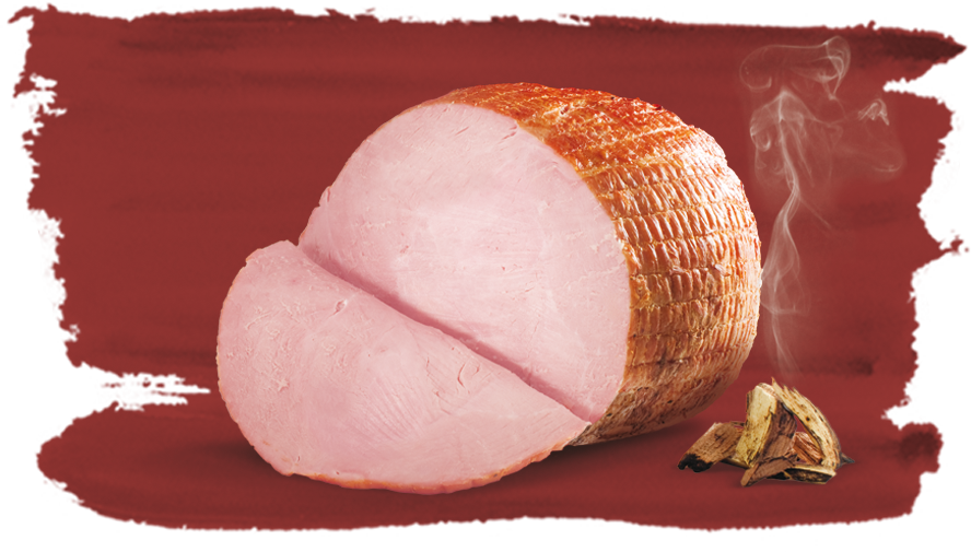 Smoked-ham - Shell (888x505), Png Download