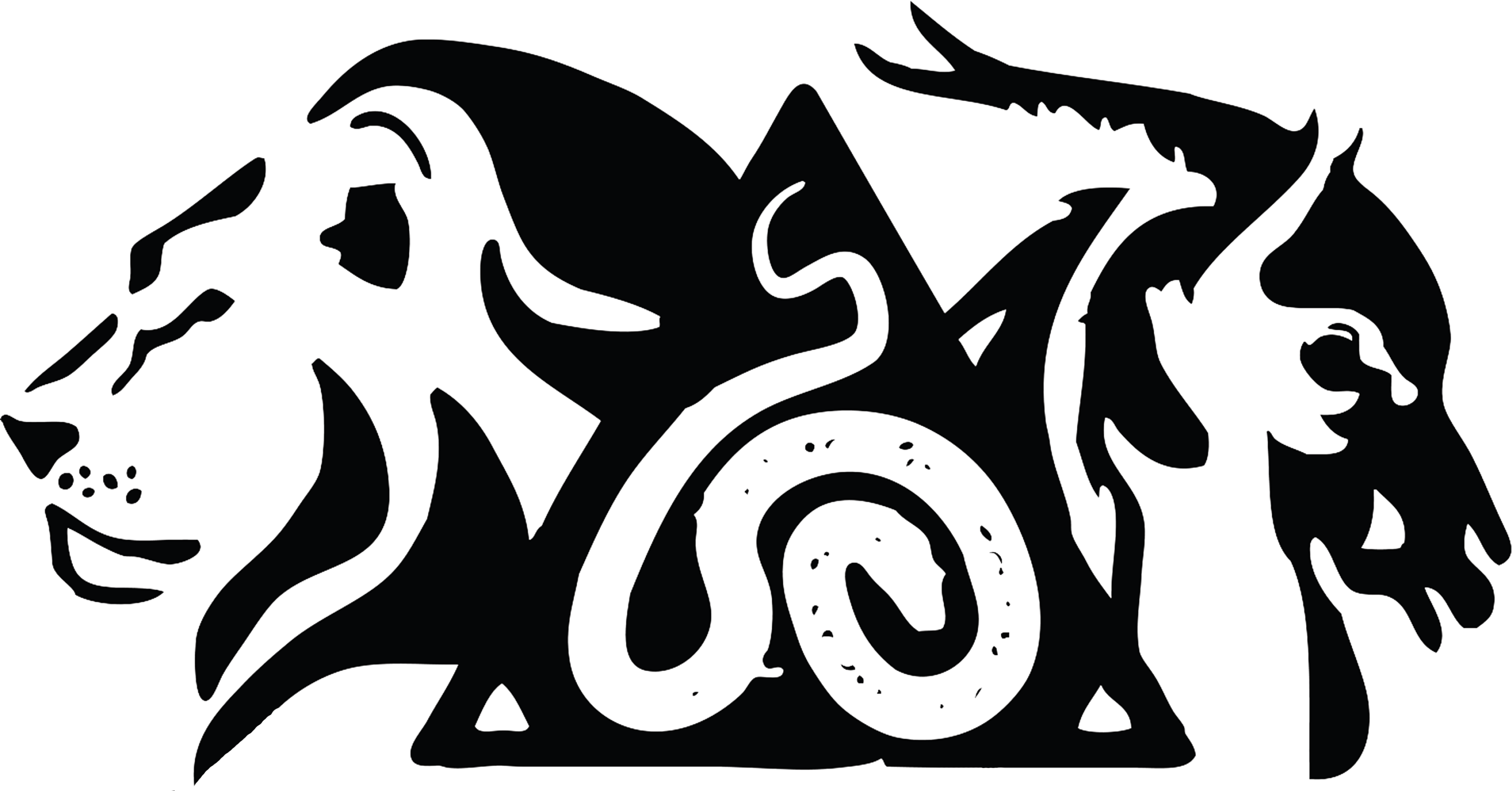 Gucci Clipart Black And White - Graphic Design (3299x1725), Png Download
