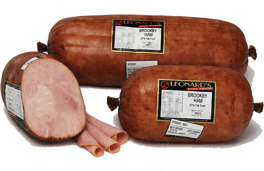 Brookby 97% Fat-free Leg Ham - Knackwurst (1152x768), Png Download