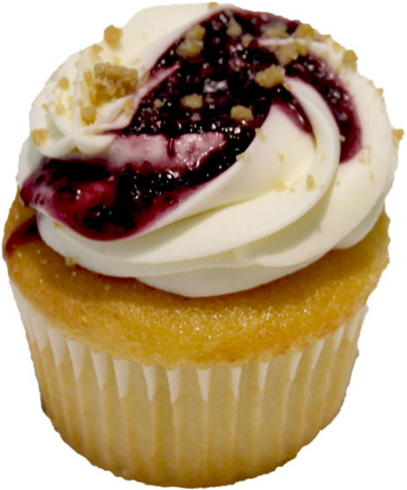 Blueberry Cheesecake Cup Png (768x768), Png Download