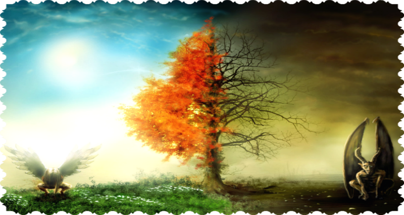 Hell Vs Heaven Hell Vs Heaven - Enigma Enya (800x425), Png Download