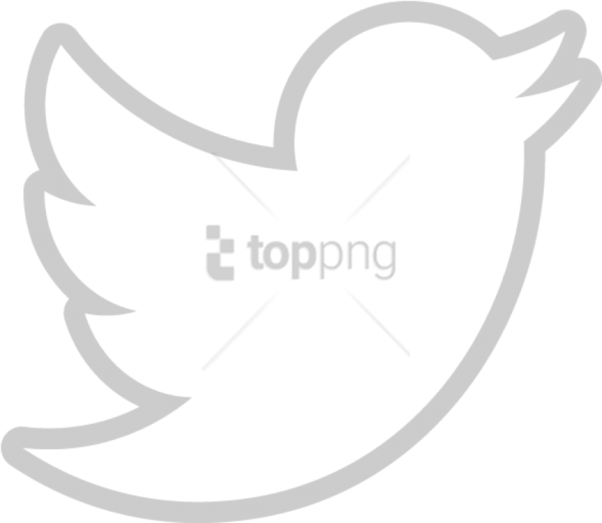 Free Png Black Twitter Logo Without White Background - Black Twitter Outline Logo (850x738), Png Download