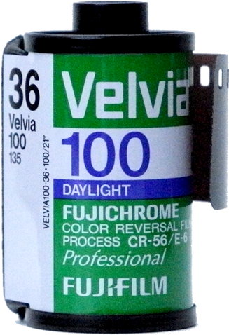 Velvia 100 35 - Label (600x600), Png Download