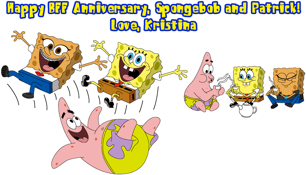 A Ush Digital Gift For Spongebob And Patrick Magic - Spongebob Squarepants (1017x786), Png Download