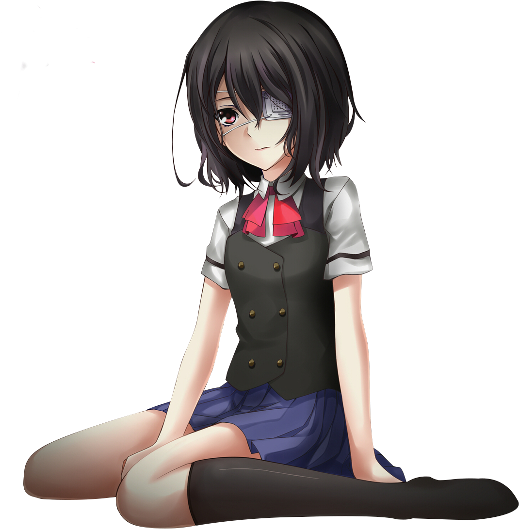Misaki Mei Png - Misaki Another (1102x1136), Png Download