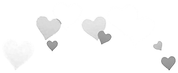 Hearts Heart Crown Heartcrown White Overlay Cute Tumblr - Heart (756x480), Png Download