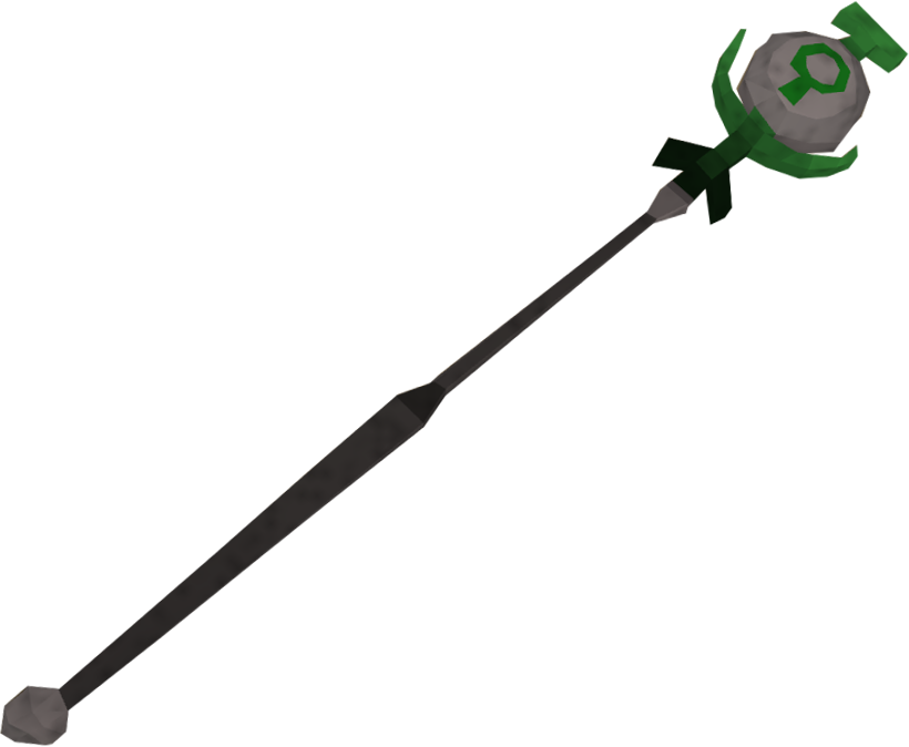 A Staff With A Talisman On Top - Runescape Nature Staff (820x674), Png Download
