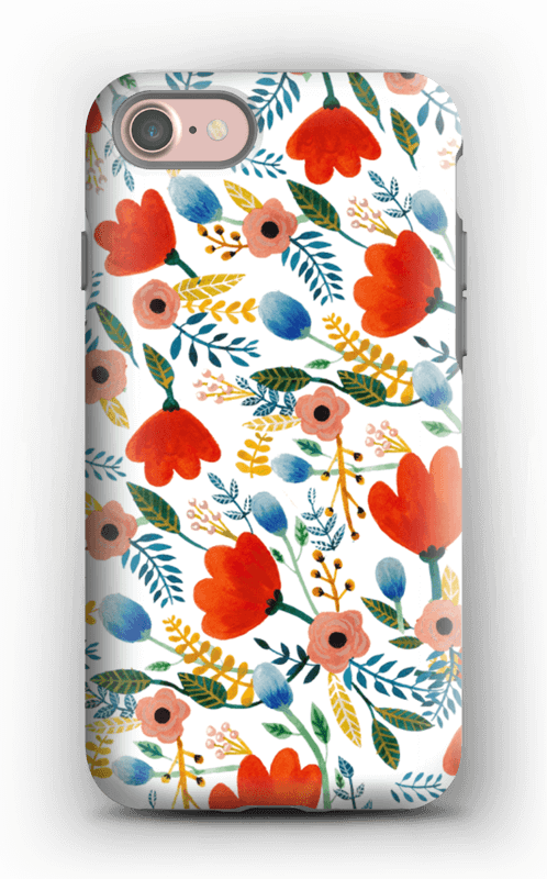 Rosa's Flowers Case Iphone 7 Tough - Mobile Phone Case (498x800), Png Download