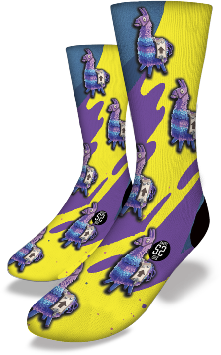 Socks Fortnite Llama - Sock (1024x806), Png Download