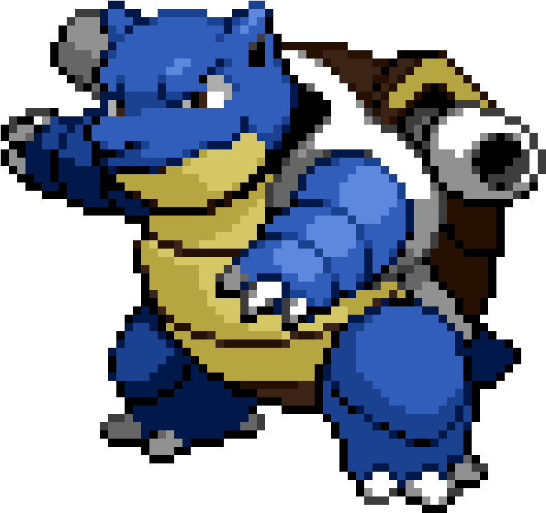 Blastoise - Blastoise Cross Stitch Pattern (1200x1200), Png Download