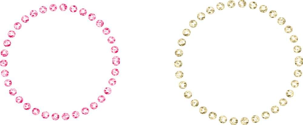 Share This Image - Transparent Diamond Circle (1000x414), Png Download