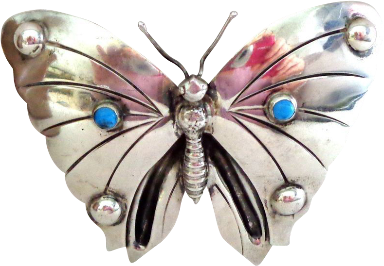 Silver Butterfly Png (905x905), Png Download