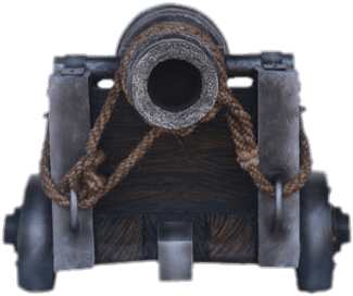 Cannon Front View - Cannon (600x600), Png Download