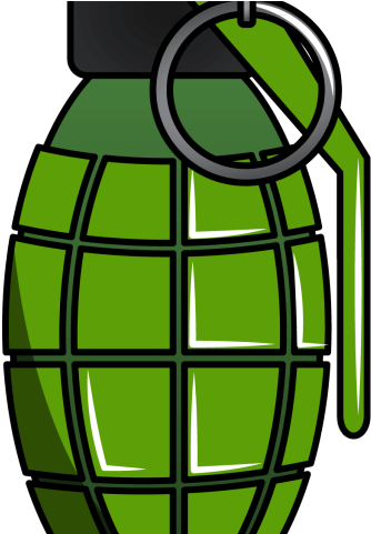 Drawn Grenade Hand Grenade - Tear Gas Grenade Smoke (640x480), Png Download