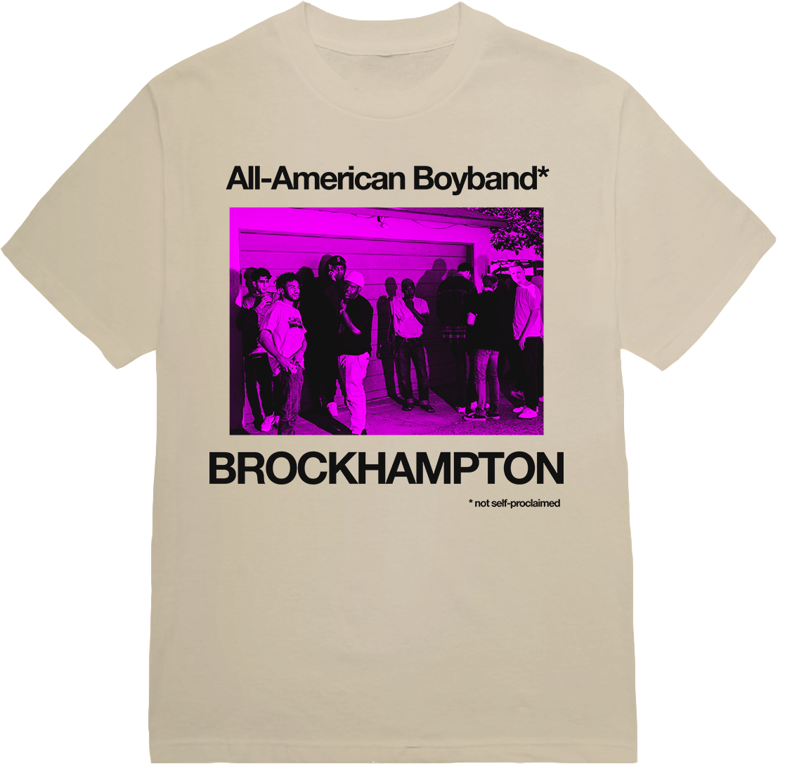'all-american Boyband' Tee - All American Boyband Shirt (1214x1200), Png Download