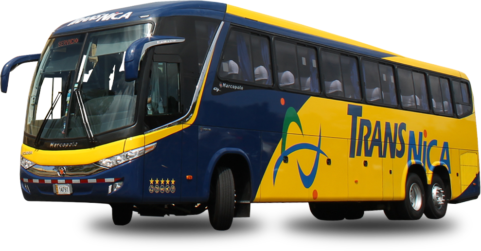 Cuando Viajar Es Un Placer - Bus Trans Nica (989x516), Png Download
