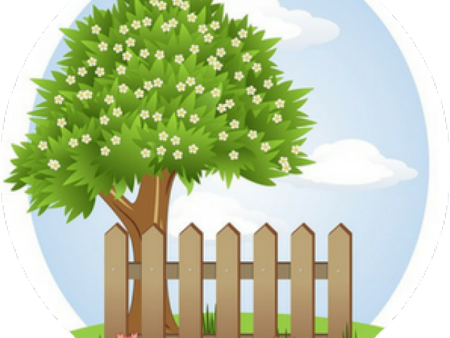 Home Clipart Backyard - Tree Gives Oxygen Clipart (640x480), Png Download