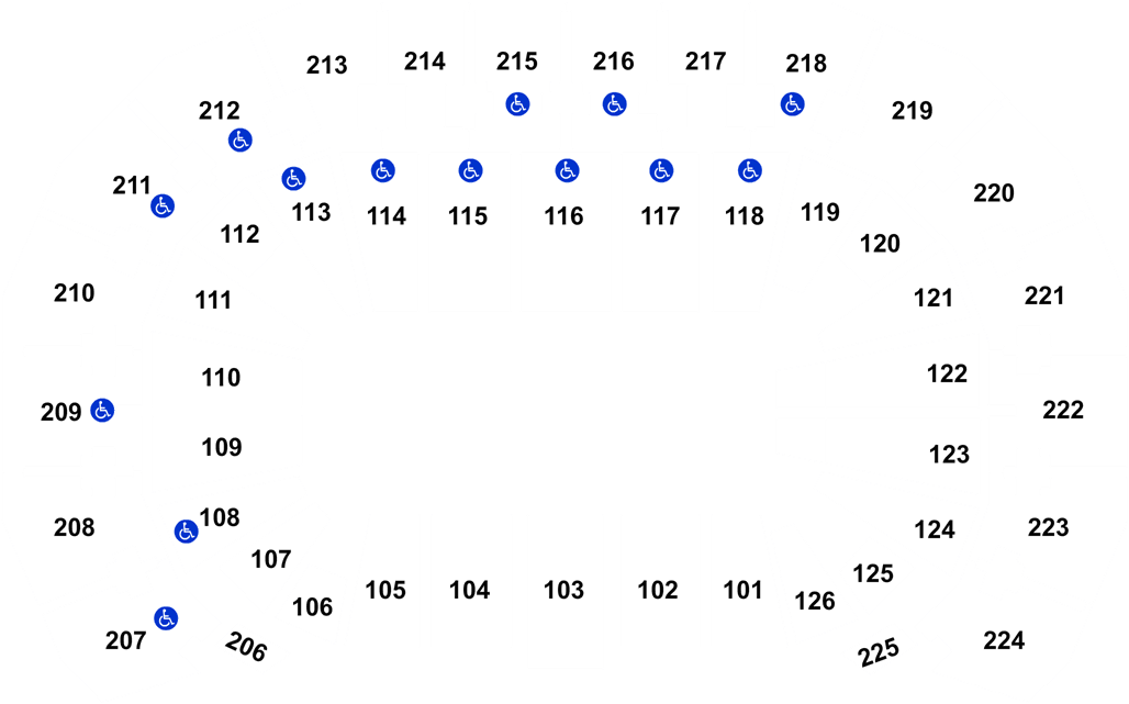 Professional Bull Riders Seats At Intrust Bank Arena - Intrust Bank Arena (1050x696), Png Download