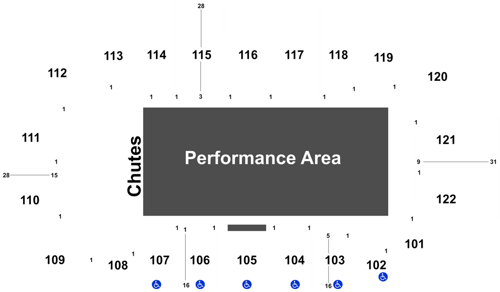 Professional Bull Riders Ticket Prices (1050x644), Png Download