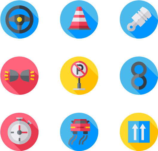 Driving School - Circle (600x564), Png Download