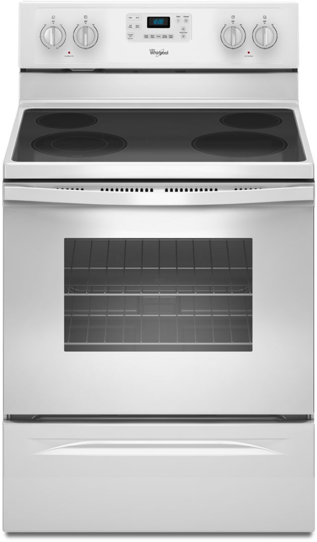 Whirlpool Electric Oven White (776x1199), Png Download