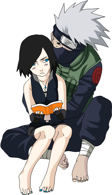 Kakasaku Rpc Kia Namida Hatake Kakashi Naruto Photo - Cartoon (483x701), Png Download