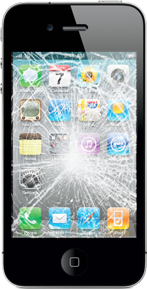 Apple Iphone 4s Screen Replacement Black - Iphone Swiss Army Knife (600x600), Png Download
