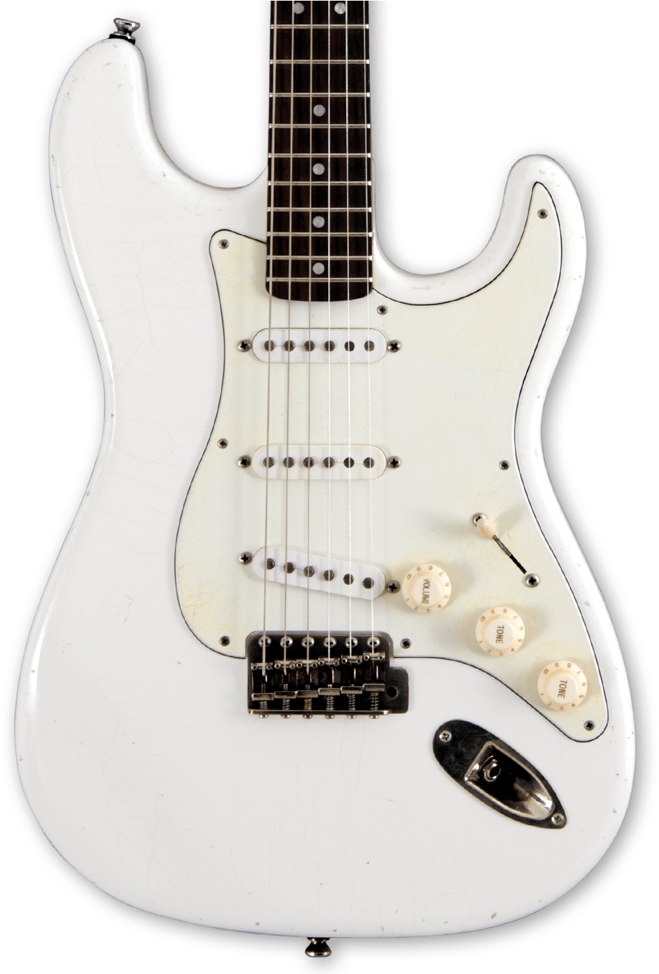 Stradovari S61 Olympic White Aged - Custom Shop Strat (1150x1400), Png Download