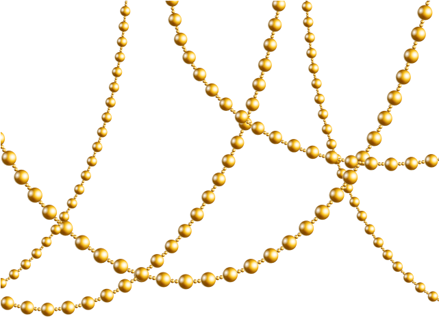 Necklace Clipart Transparent Background - Transparent Png Beads Image Png Clipart (640x480), Png Download