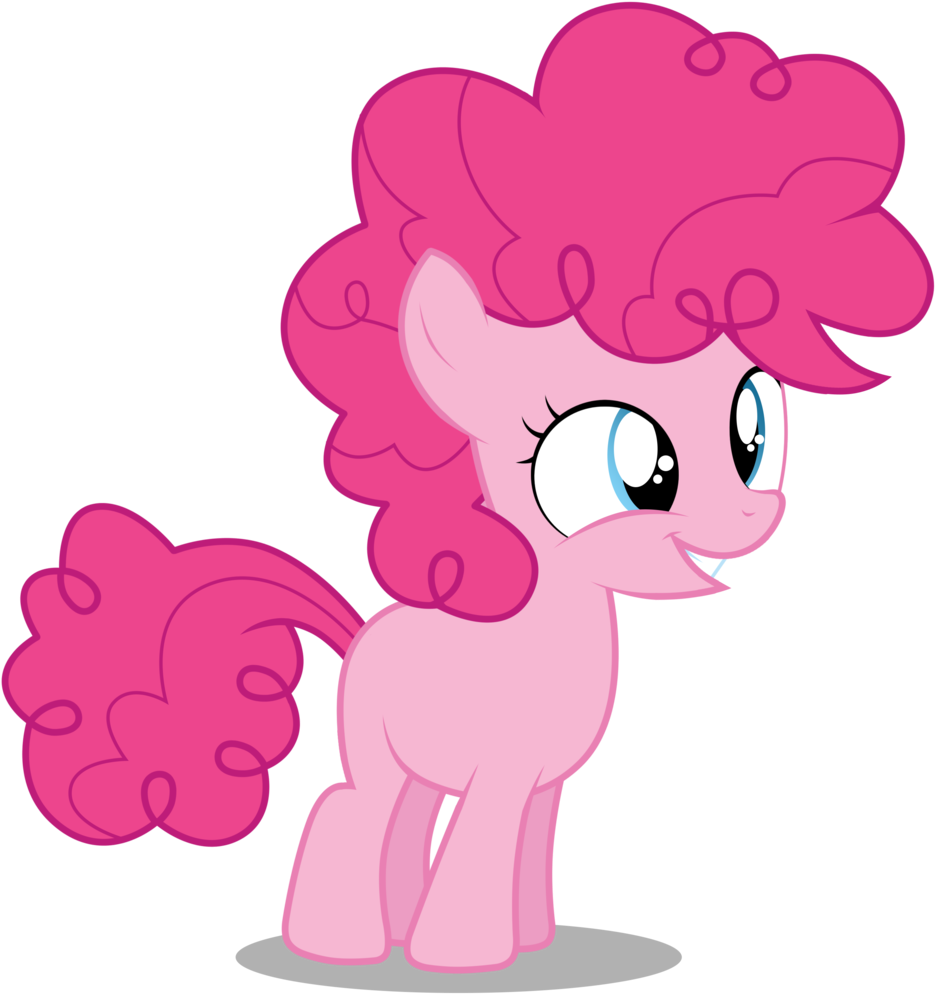 Artist Brony Works Flank Female Filly - Pinkie Pie Filly (973x1024), Png Download