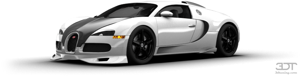 Bugatti Veyron Coupe 2005 Tuning - Bugatti Veyron (1004x373), Png Download