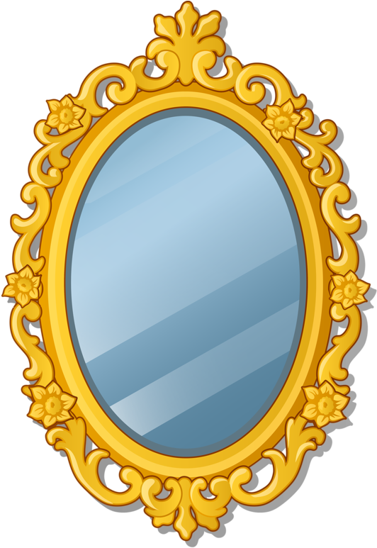 Фото, Автор Soloveika На Яндекс - Mirror Frame Clipart Png (593x800), Png Download