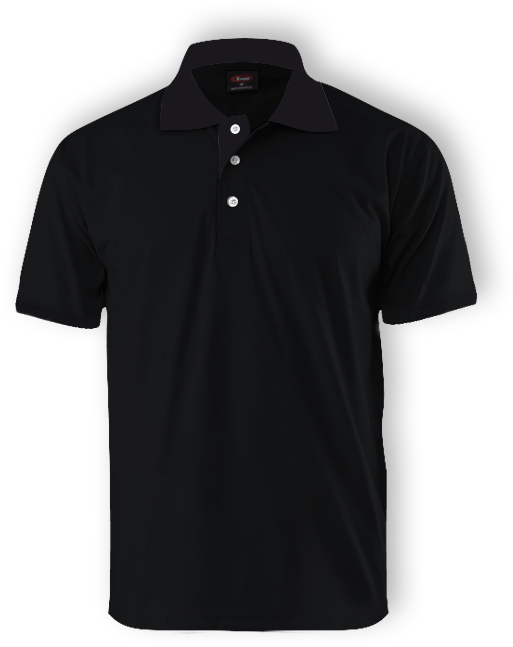 黑色 Polo 衫 (800x800), Png Download