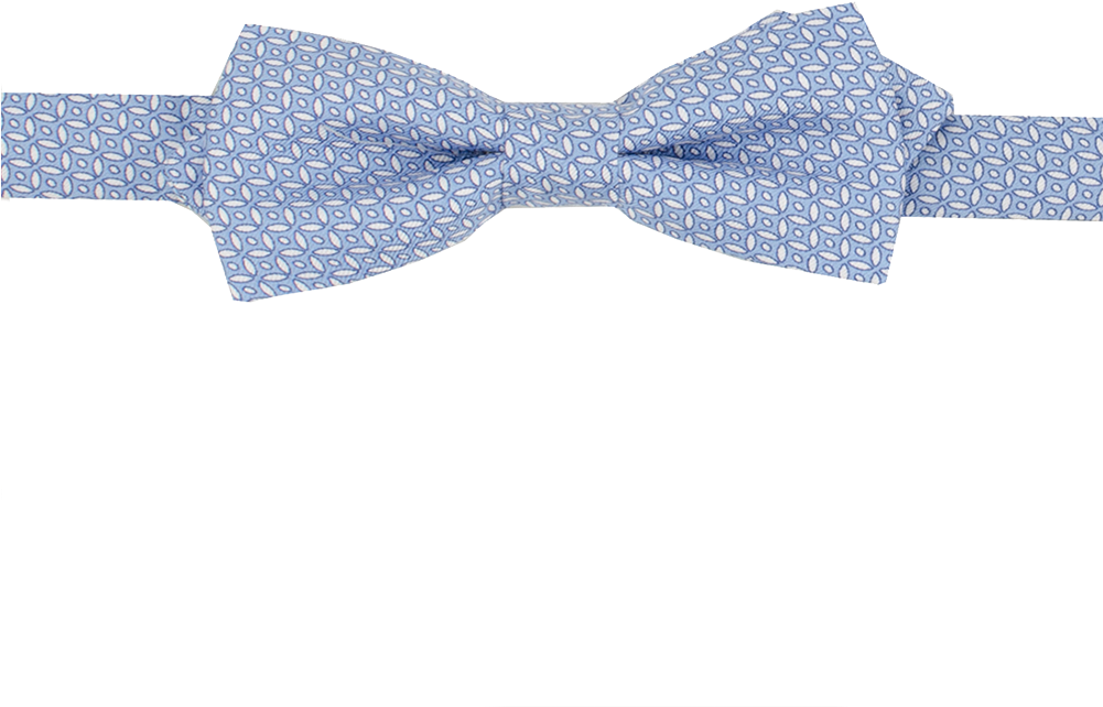 & White Micro Geometric Design Bow Tie - Polka Dot (1000x1000), Png Download