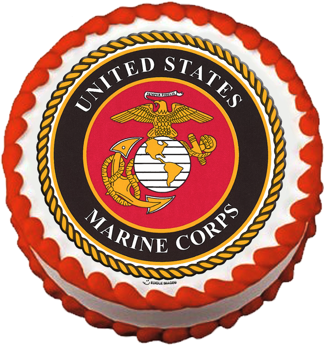 Marine Corps Emblem (800x800), Png Download