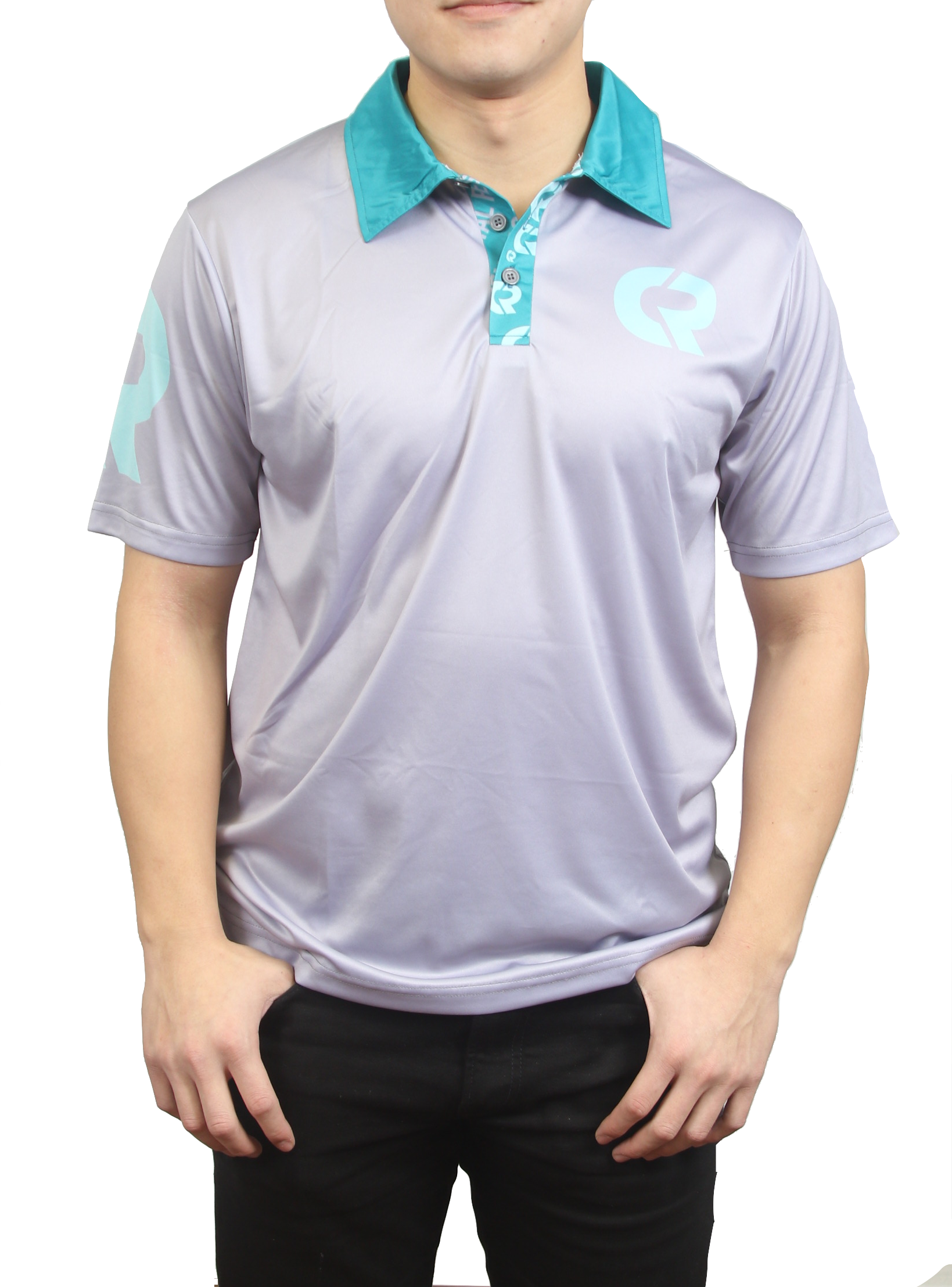 'a Picture Of A Sublimated Mens Polo Shirt, Ready To - Man (1639x2216), Png Download