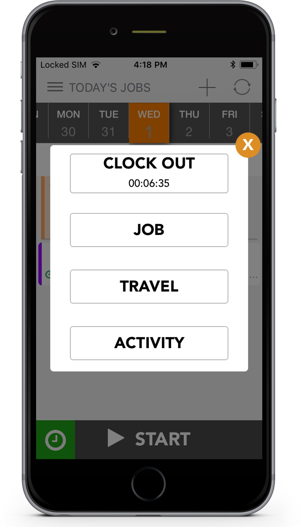 The Technician Can Declare His Current Status, Such - Niko Home Control App (1242x2208), Png Download